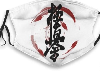 mask white  kyokushin karaté, changeable filter - kyokushin-shop