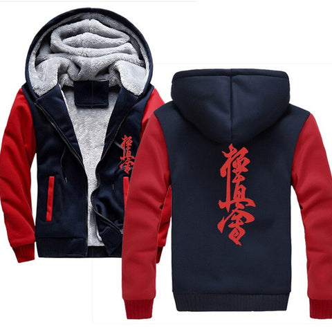 Kyokushin Karate Hoodies Men 2019 Winter Thick Men's Sweatshirts Warm Jackets Hip Hop Street Suits - kyokushin-shop