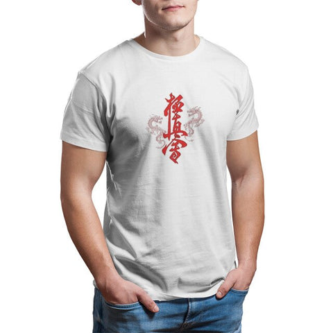 dragon kyokushin Kanji T-shirt - kyokushin-shop