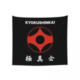 Kyokushin Karate Symbol Kyokushinkai Dojo Training 1 Tapestry Funny Tapestries Print Humor Graphic R343 murals - kyokushin-shop