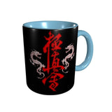 Promo Kyokushin Karate Kanji T-shirt Dragons Sensei Gift Mugs Vintage Cups Mugs Print Sarcastic R343 coffee cups - kyokushin-shop